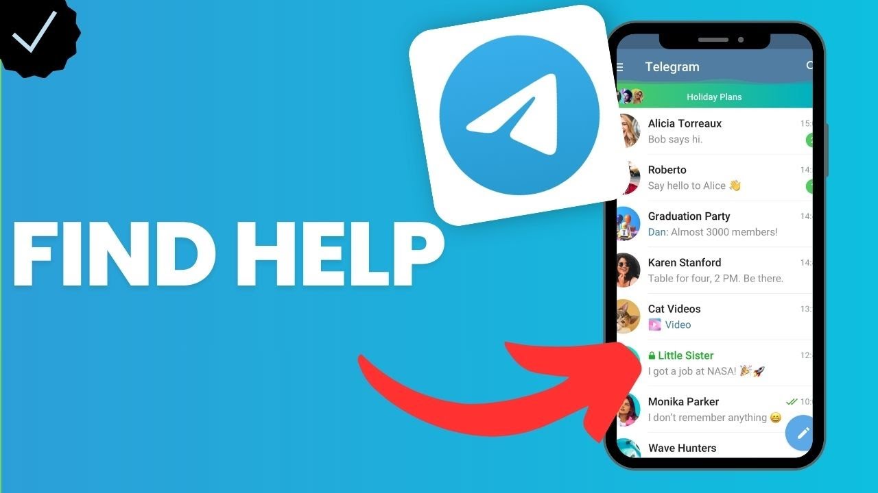 How to find help in Telegram?