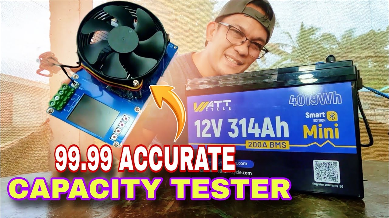 DAPAT MERON KANG GANITO BATTERY CAPACITY TESTER 99.9999 ACCURACY 