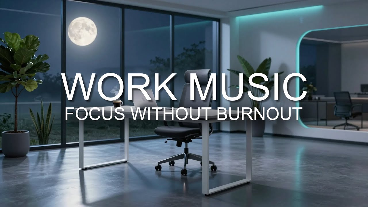 Work Music For Calm Intensity | Focus Without Burnout