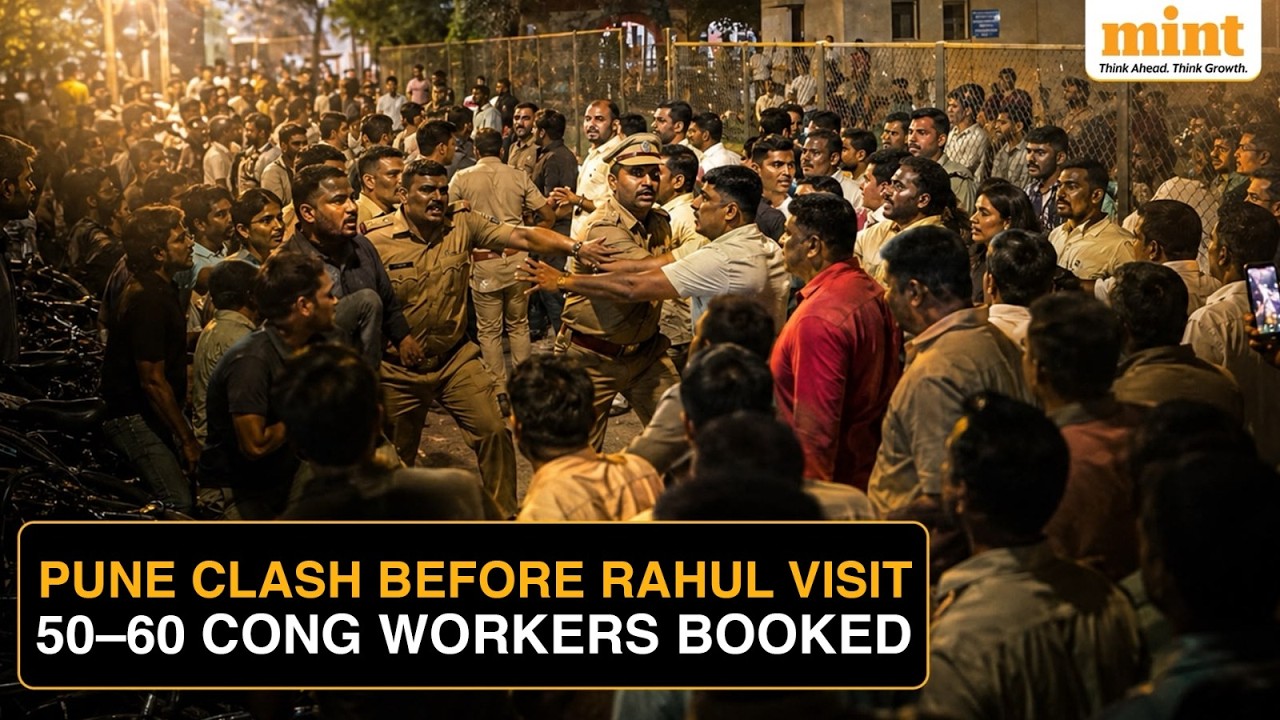 Pune Campus Clash Ahead Of Rahul Gandhi Meet, 50-60 Youth Congress Workers Booked