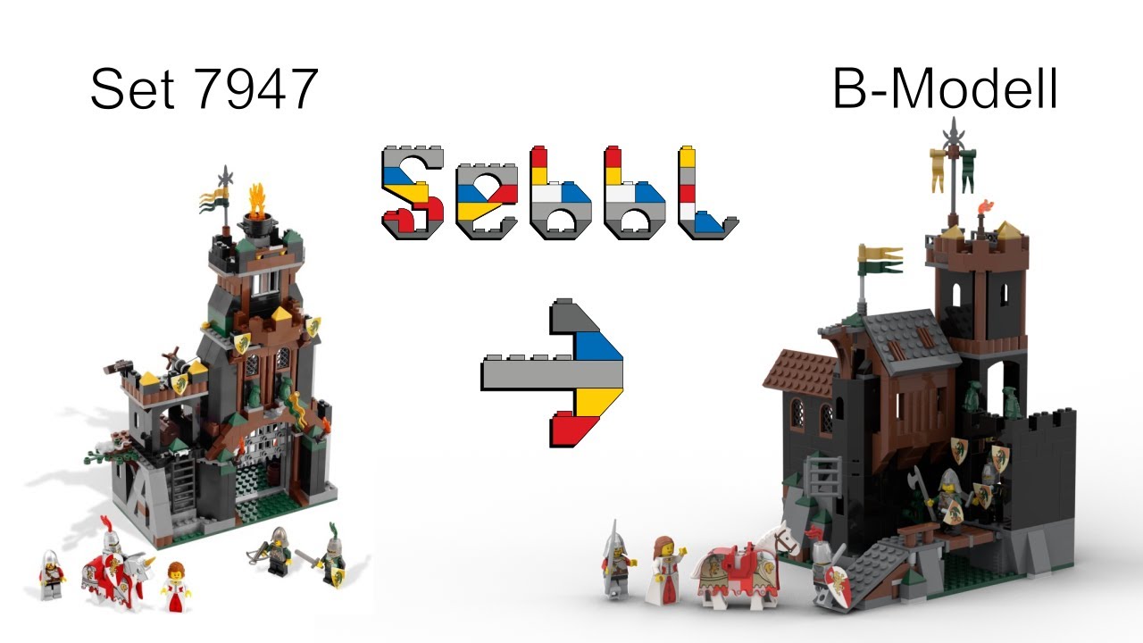 LEGO® 7947 B-Modell - Modulare Drachenfestung