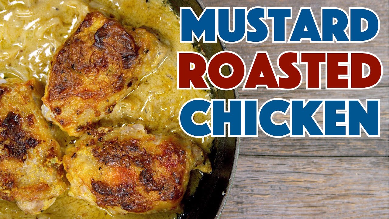 🍗Mustard Roasted Chicken Thighs Recipe - Glen & Friends Cooking - Baked Chicken Thighs