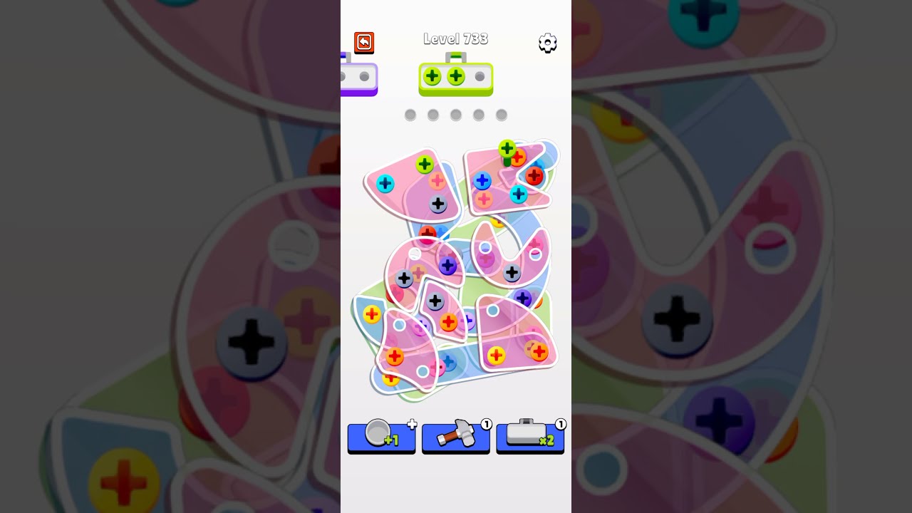Screw Jam level 733 | GAME Walkthrough