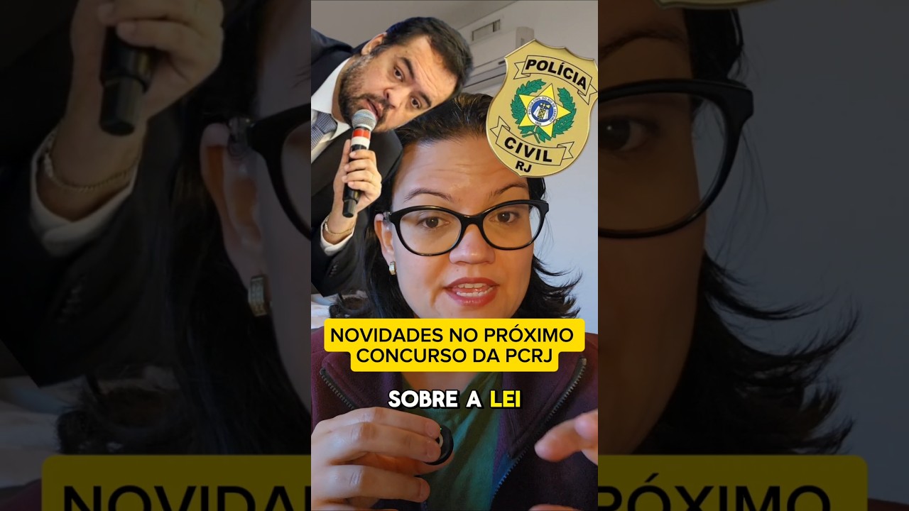 Pr&oacute;ximo concurso da PCRJ com novidades.