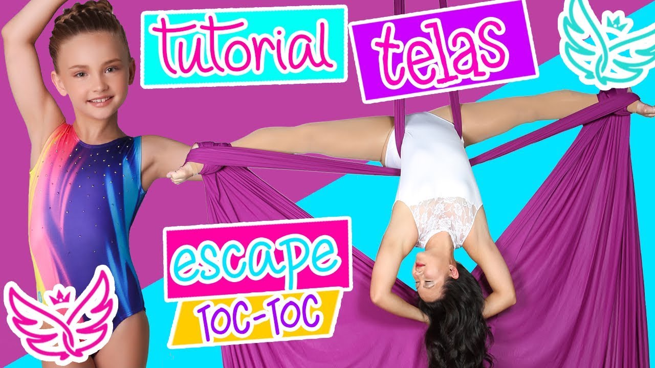 💟 TUTORIAL GIMNASIA EN TELAS | ACROTELAS UN TRUCO QUE NOS ENCANTA💖| ESCAPE TOC-TOC |Grupo SILFIDES