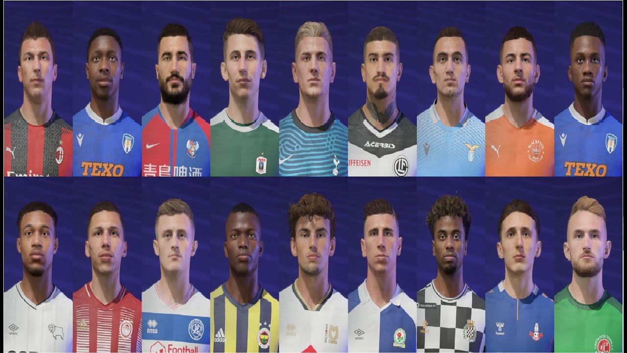FIFA 22 ALL Real Faces Players / Age 16 - 20