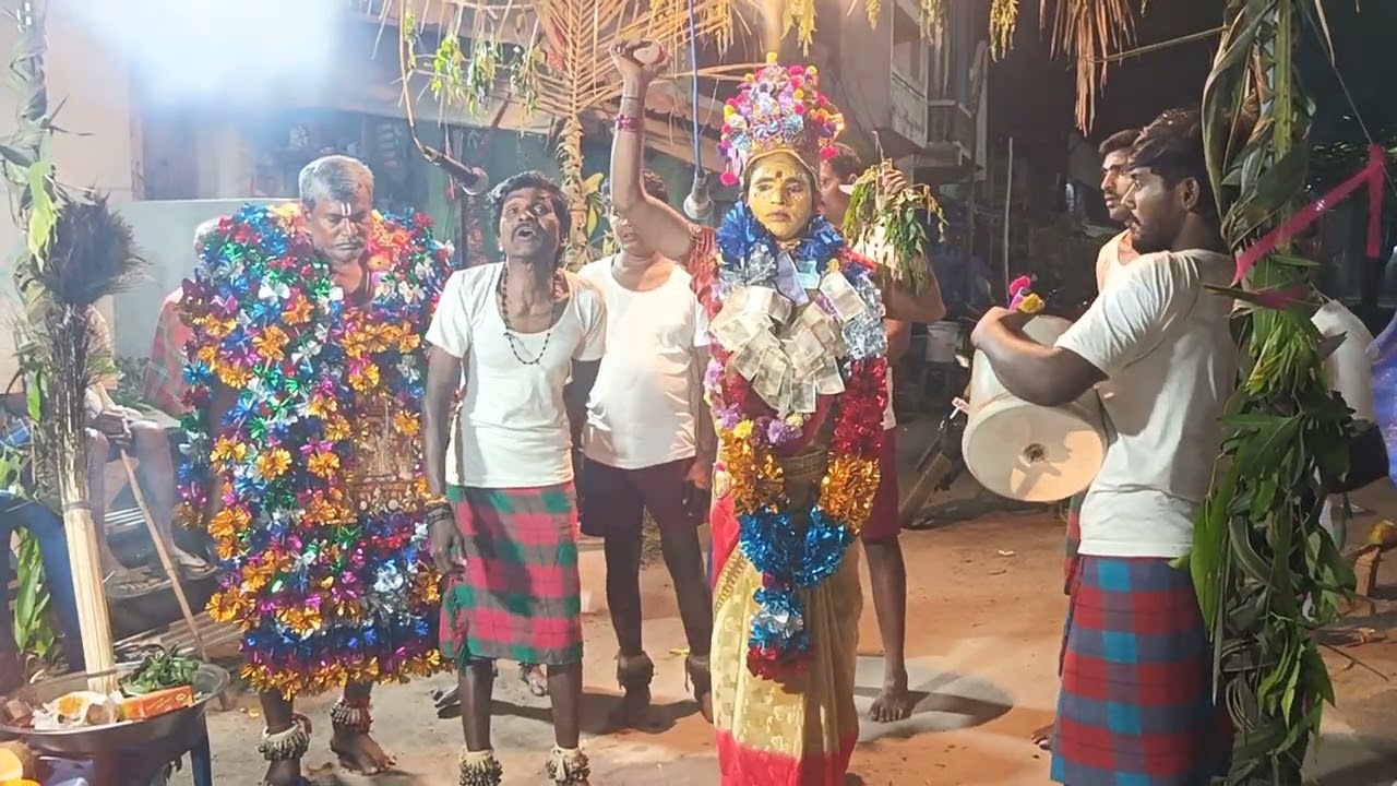దుర్గమ్మ పాట మల్లాం జట్టు తుంపాల గ్రామంలో 
