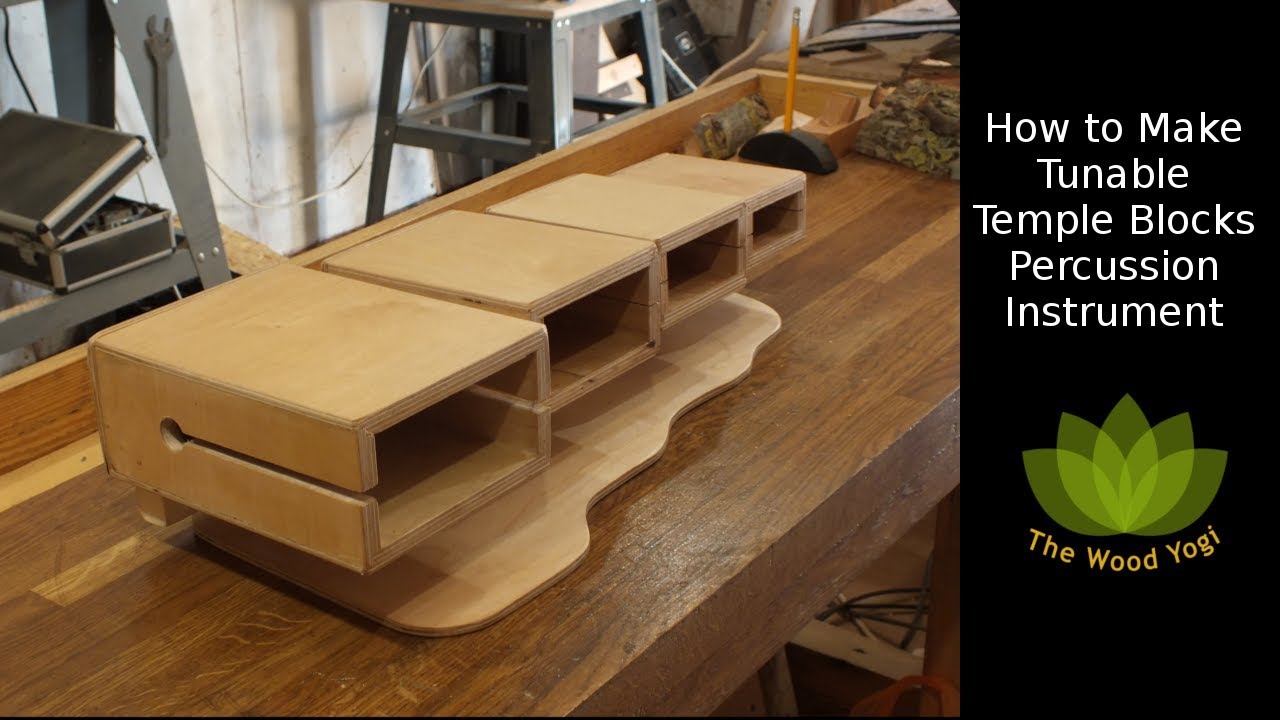 How to Make Tunable Temple Blocks - Percussion - Musical Instrument