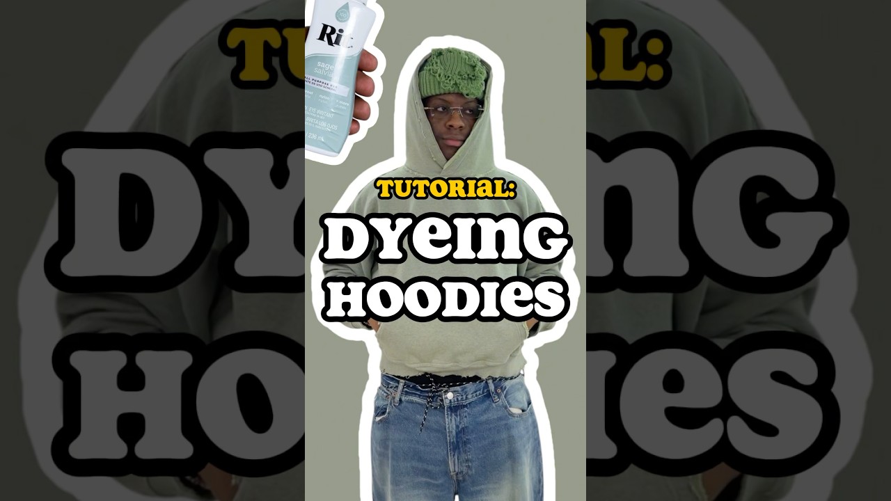 Tutorial - How to dye a hoodie