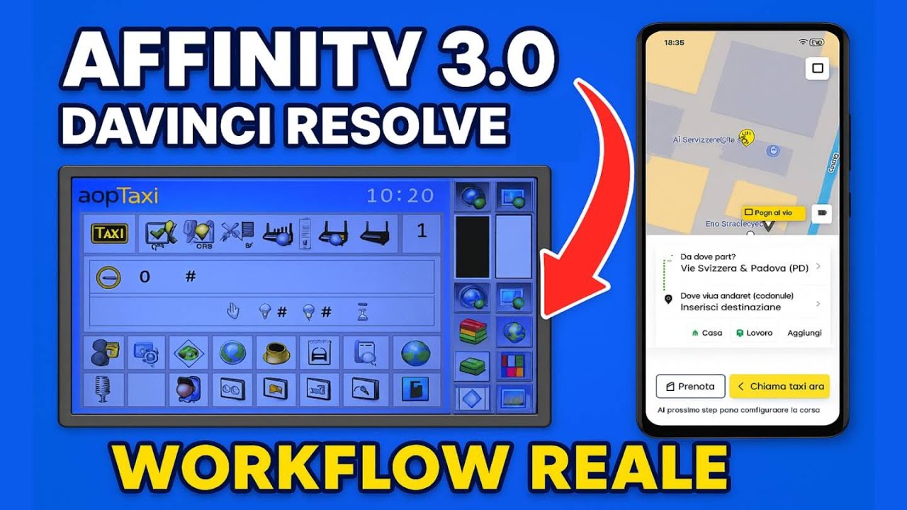 Workflow Reale: Maschera Grafica in Affinity 3.0 + Compositing in DaVinci Resolve
