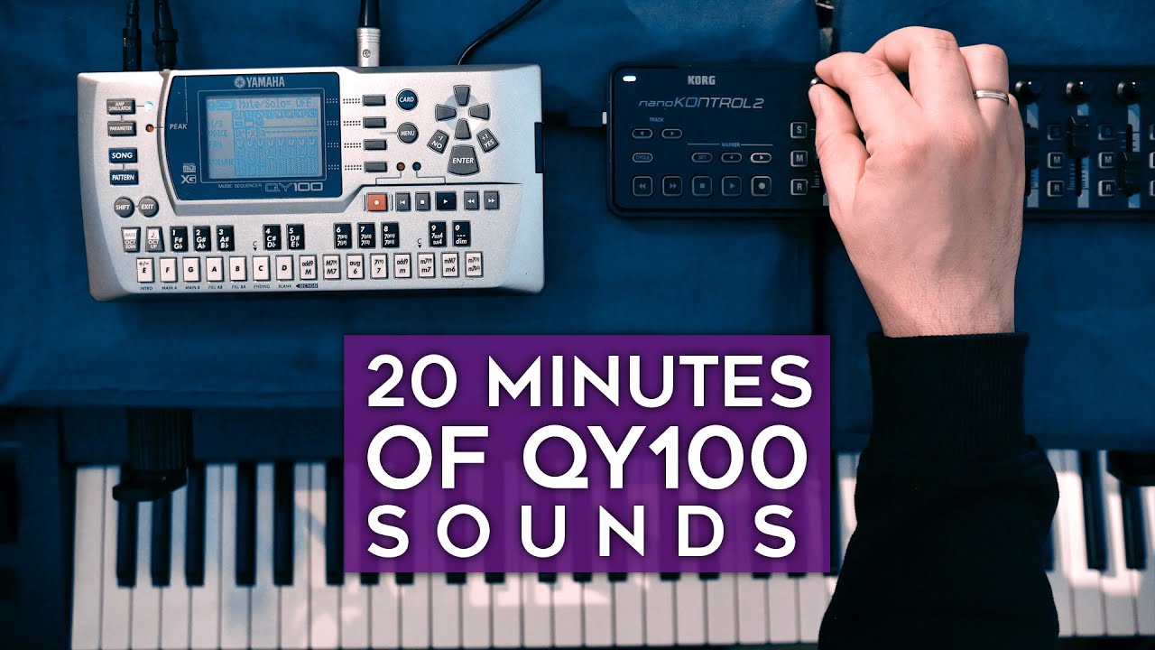 20 minutes of Yamaha QY100 sounds (no talking)