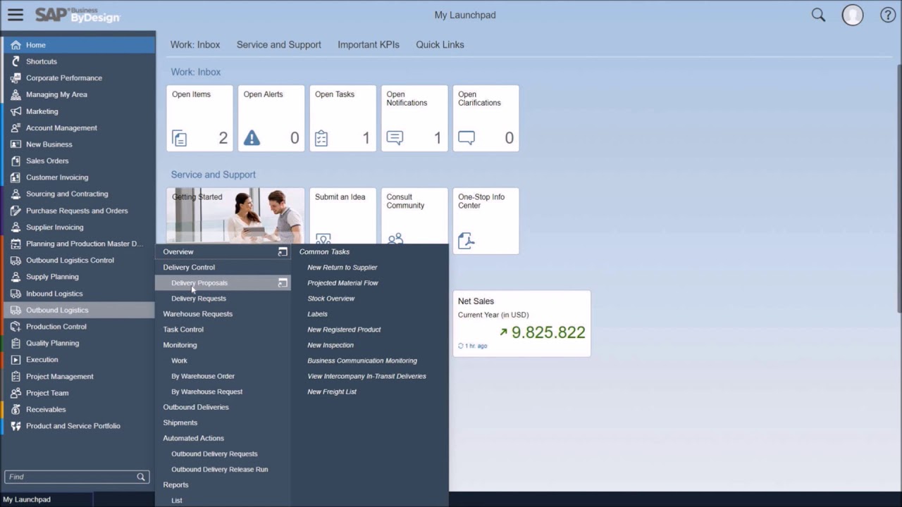 Chapter 8-2-6 Business Processes With SAP Business ByDesign SCM Outbound Logistics
