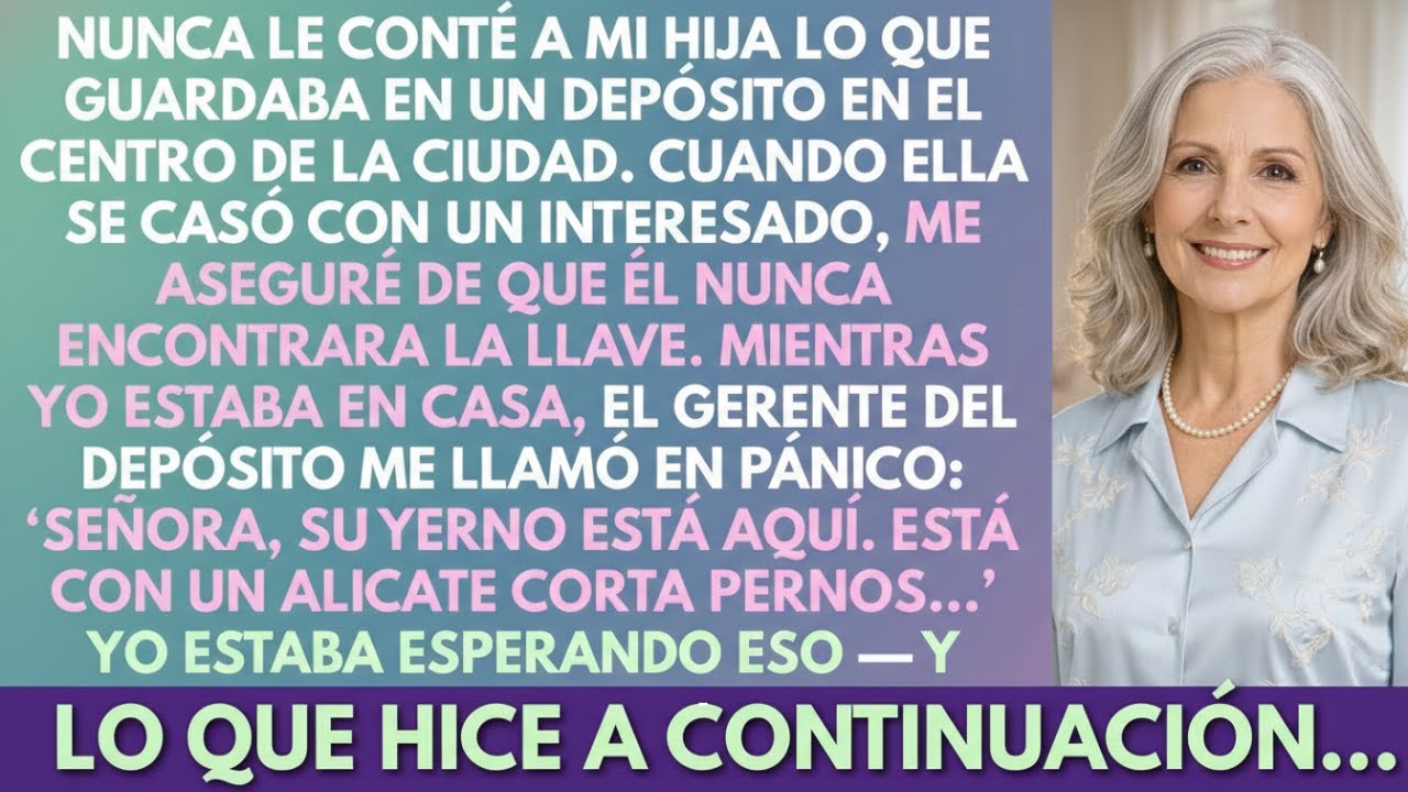 Nunca le conté a mi hija sobre el almacén. Su esposo interesado intentó forzar la entrada.