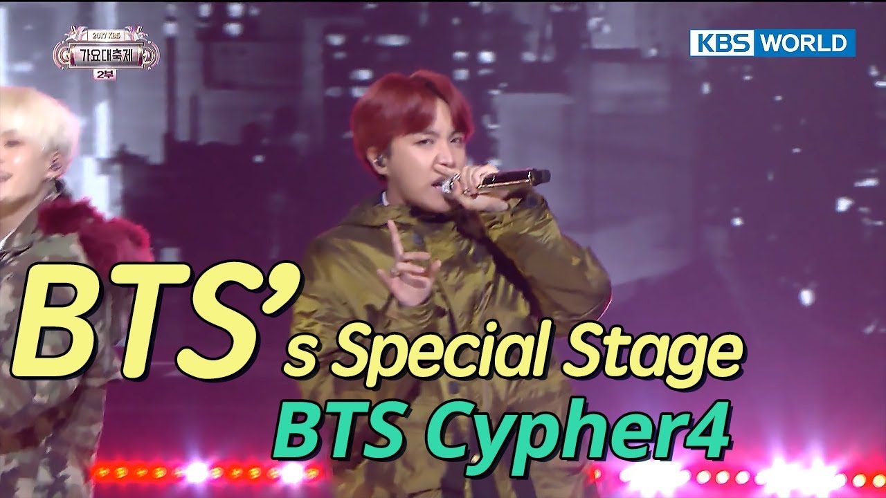 BTS&rsquo;s J-Hope, RM, SUGA - BTS Cypher4 [SUB: ENG/CHN/2017 KBS Song Festival(가요대축제)]
