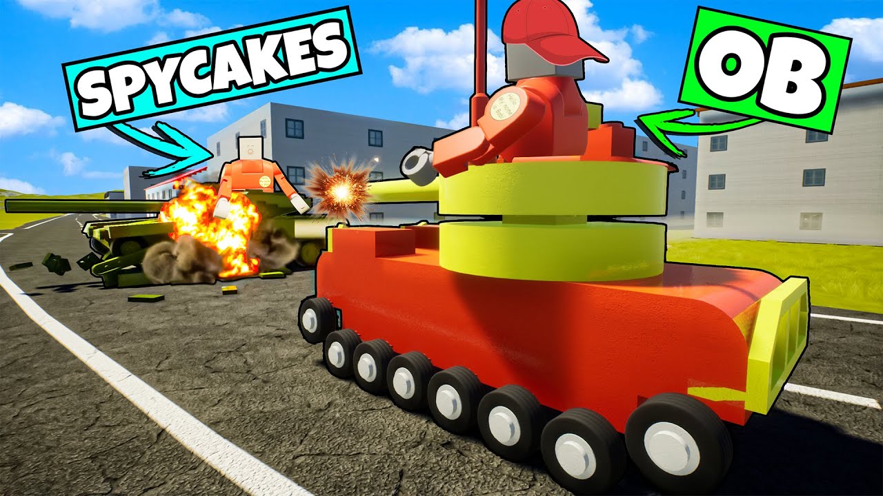 We Had a Massive Tank Battle in Lego City of Brick Rigs!