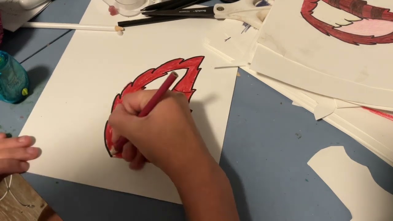 Workin on a dragon puppet