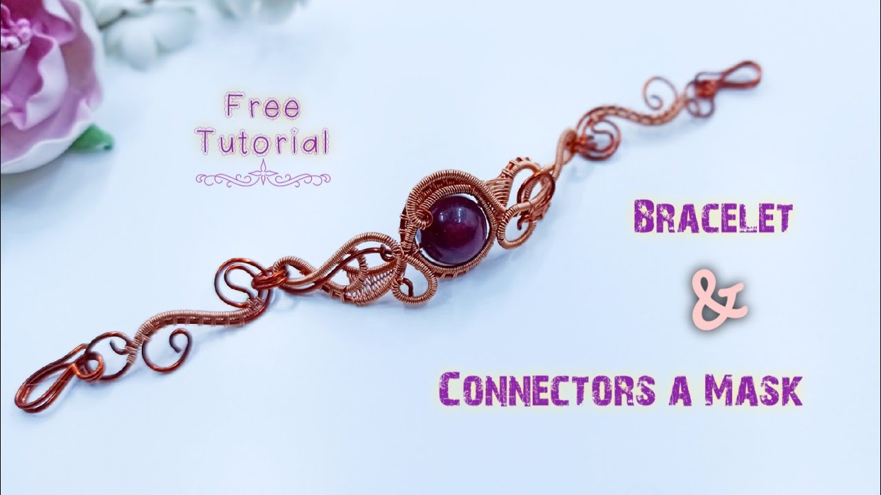 Cara Membuat Konektor Masker Hijab dan Gelang dari Kawat Tembaga - DIY Wire Jewelry