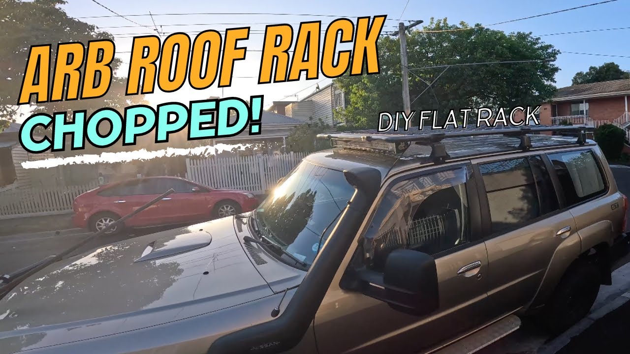 DIY Custom Roofrack Mod | Cutting down my ARB Roof Basket to a Flat Rack