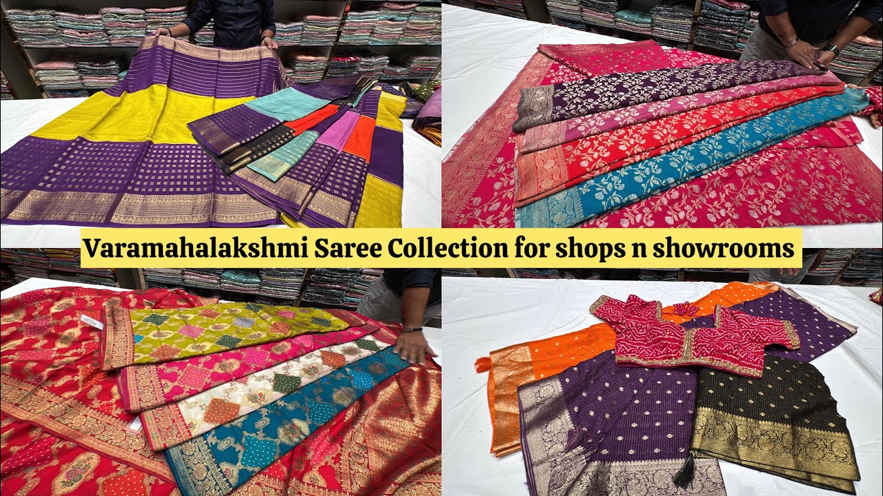 Varamahalakshmi Special Boutique Saree at Chickpet Bangalore | Best Wholesale Shop in Chickpet