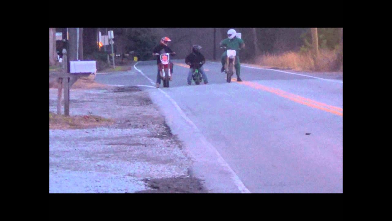fast mini bike vs Honda CR125