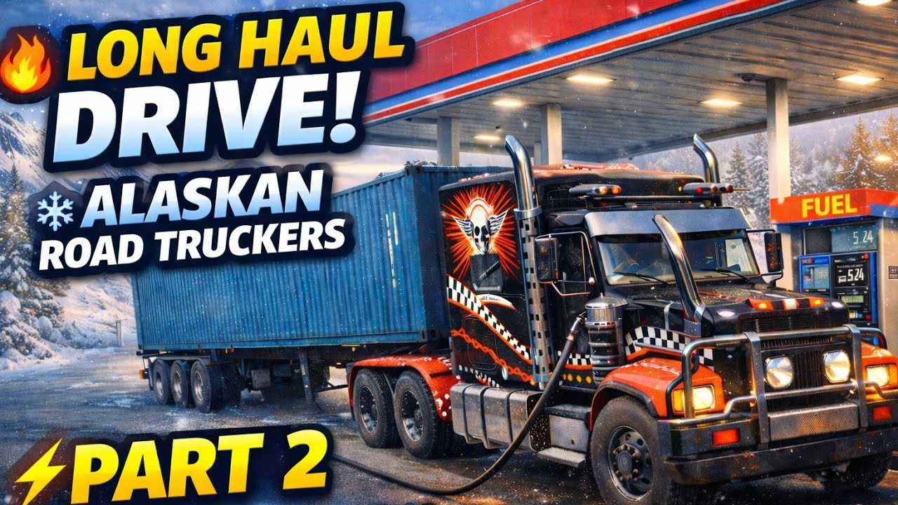 Today we continue the journey in Alaskan Road Truckers – Part 2 Ps5 