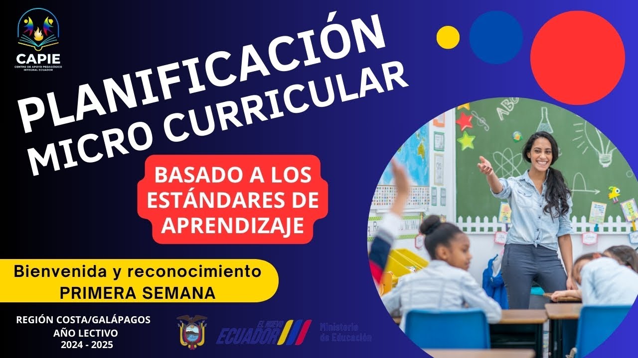 PRIMERA SEMANA DE BIENVENIDA Y RECONOCIMIENTO PARA EGB-BGU AÑO LECT 2024-2025 REGIÓN COSTA/GALÁPAGOS