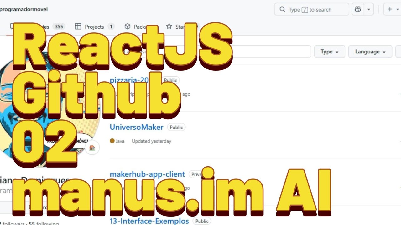 02 - ReactJS React Router criado com Manus AI + GitHub - 2026