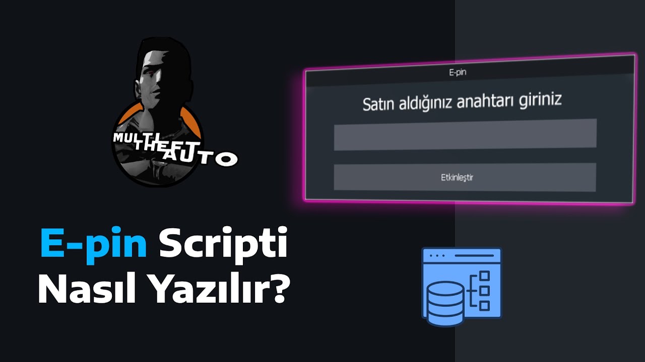 MTA : SA E-pin, Bakiye scripti nasıl yazılır? | SQL