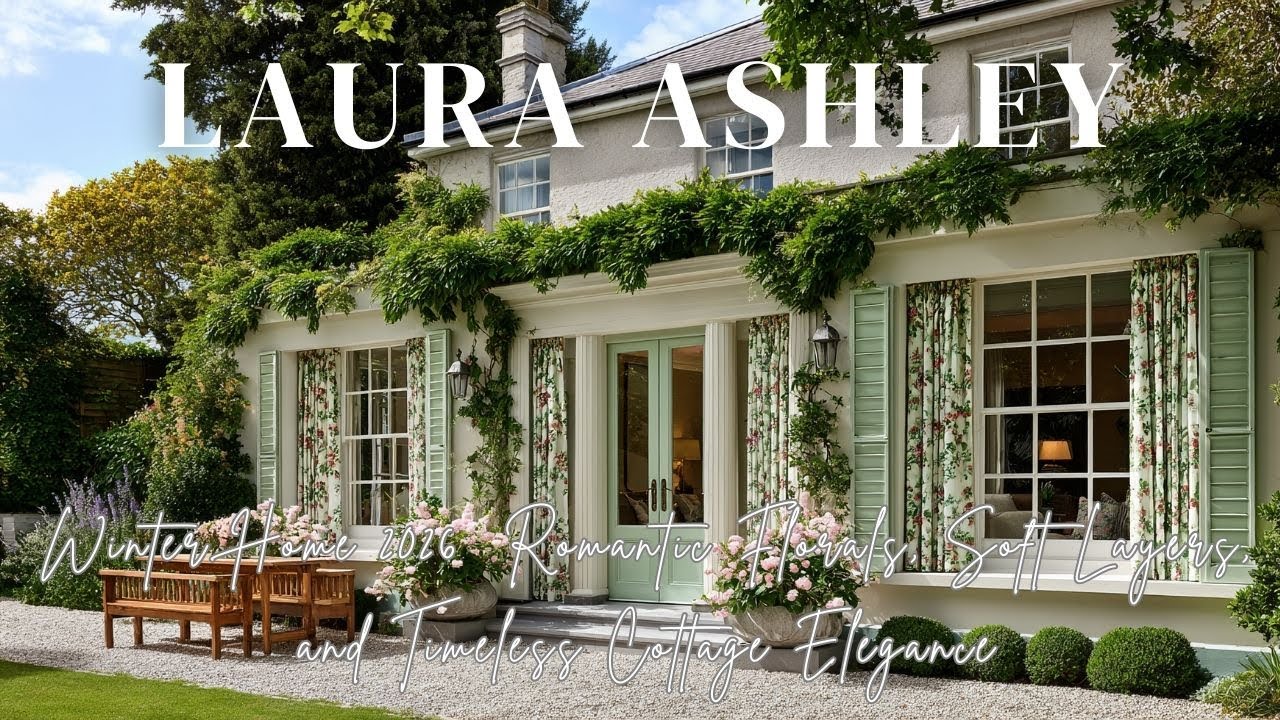 Laura Ashley Winter Home 2026  Romantic Florals, Soft Layers, and Timeless Cottage Elegance
