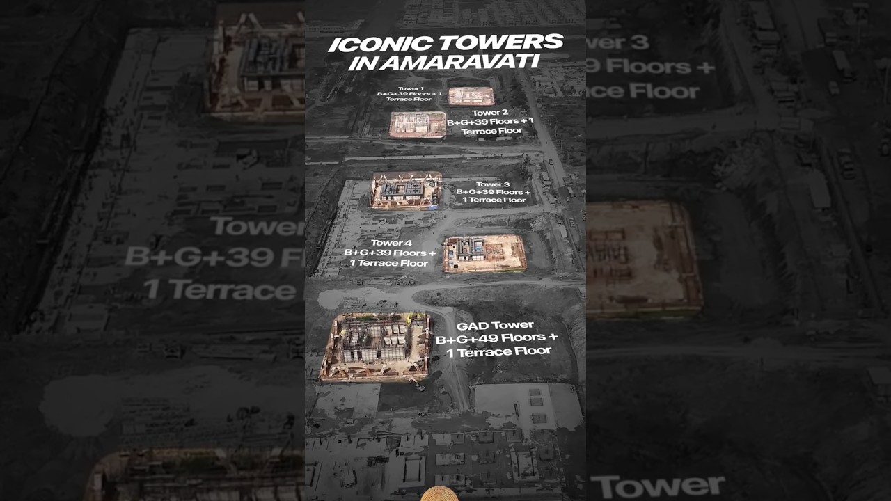 Amaravati Iconic Towers Update | Rising Symbols of the AP Future Capital