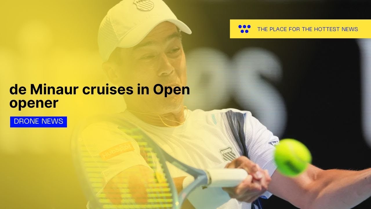 de Minaur cruises in Open opener