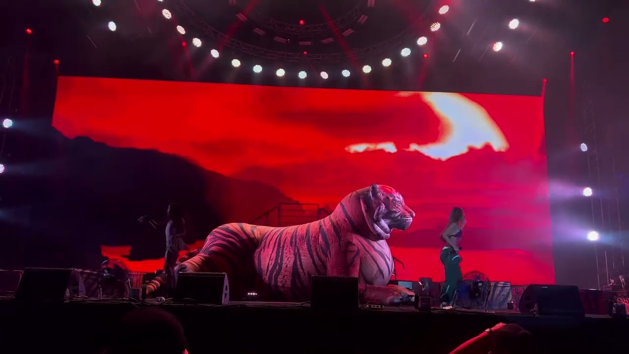 Tyla performing “On My Body” in Indonesia