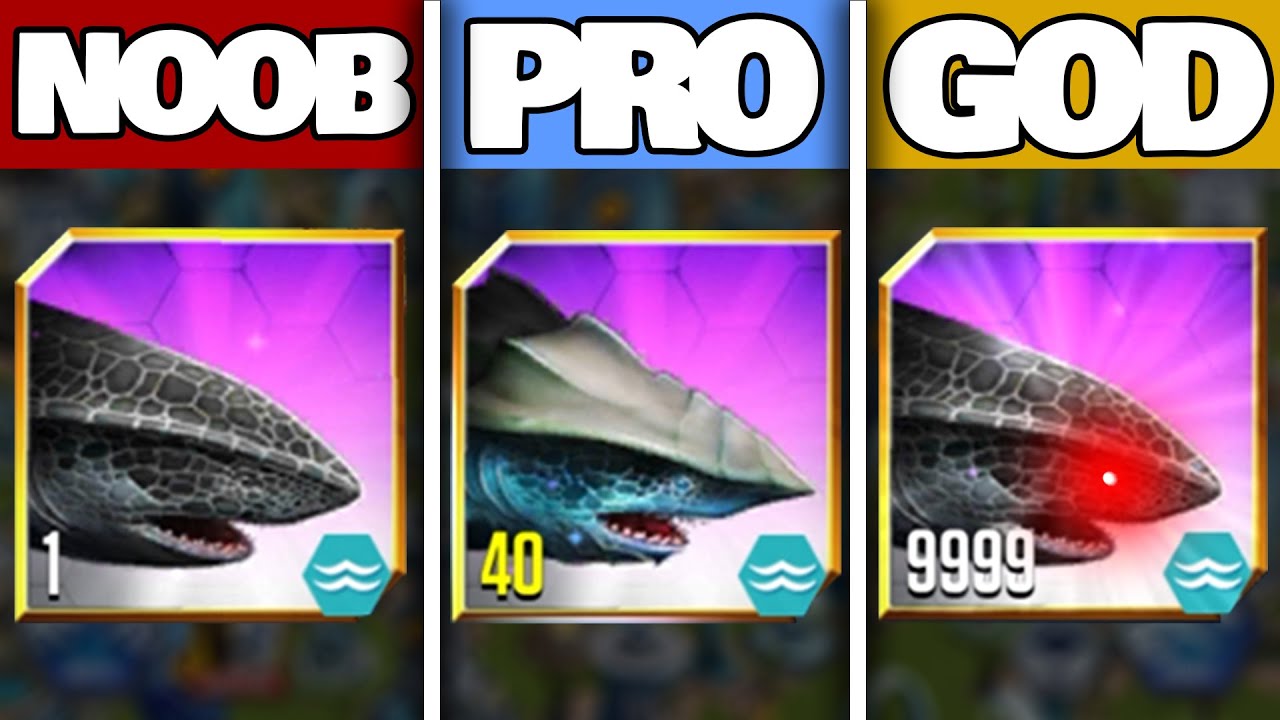 NOOB vs PRO vs GOD MEGARCHELON 999 | Jurassic World: The Game