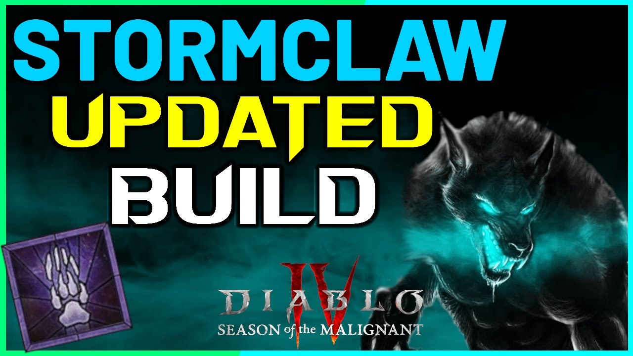 Diablo 4 - Stormclaw Druid Build - Barrier Changes - BUFFED | Best Paragon | Tier 100 NMD | Season 1