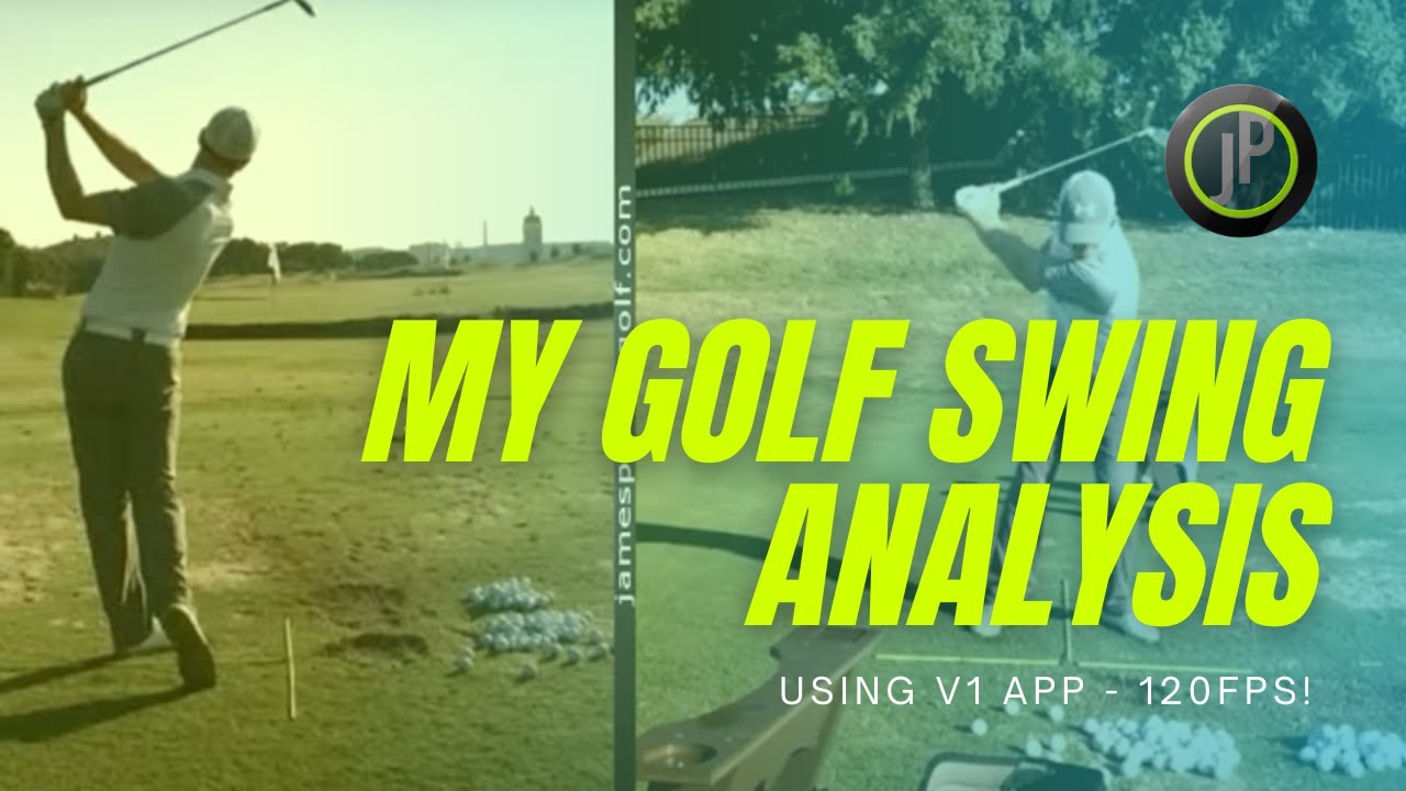 Golf Swing Analysis + Drills Using V1 app in 120 fps