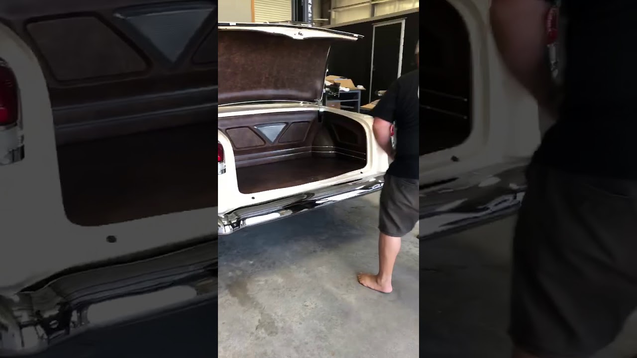 Trunk panel removal ‘55 Belair