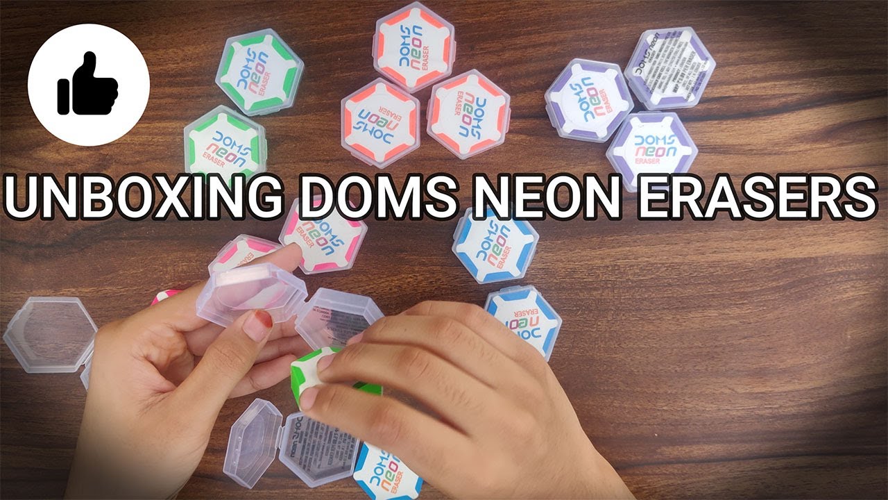 UNBOXING Doms Neon Eraser | Kids TV