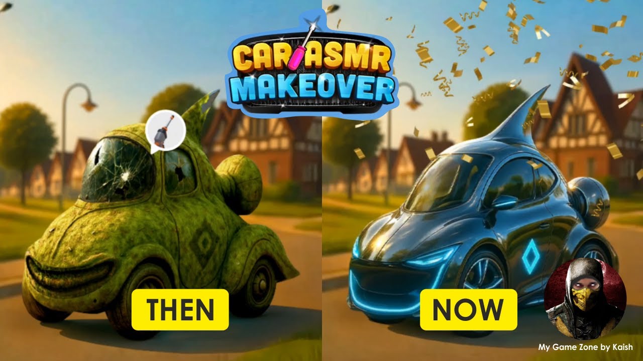 Futuristic car | 20 | Car Makeover: ASMR Games | 2025 Game | #gameplay | Kaish