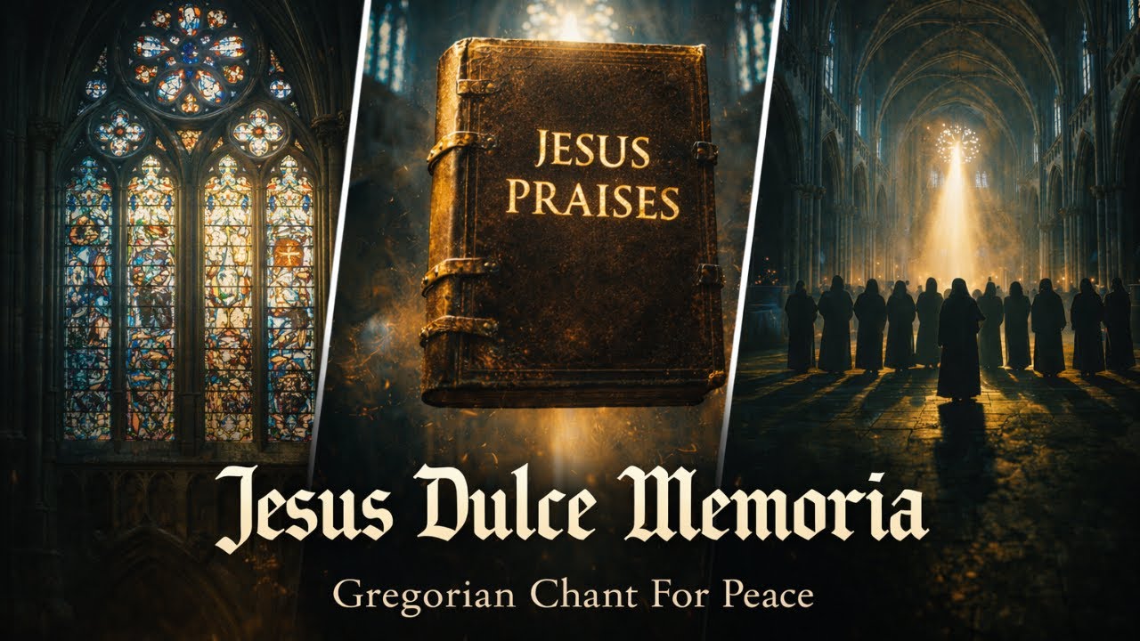 Gregorian Chant for SLEEP & Anxiety Relief | Eucharistic Hymn "Jesus Dulce Memoria" | Faith Heaven