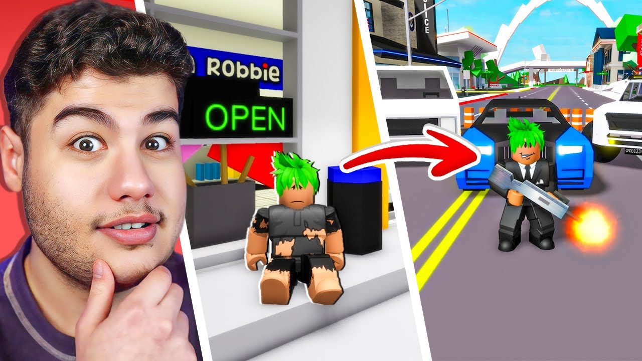 عشت يوم كامل فقير وصار شيء غير متوقع 😱 في ماب البيوت 🏡 لعبة روبلوكس Roblox