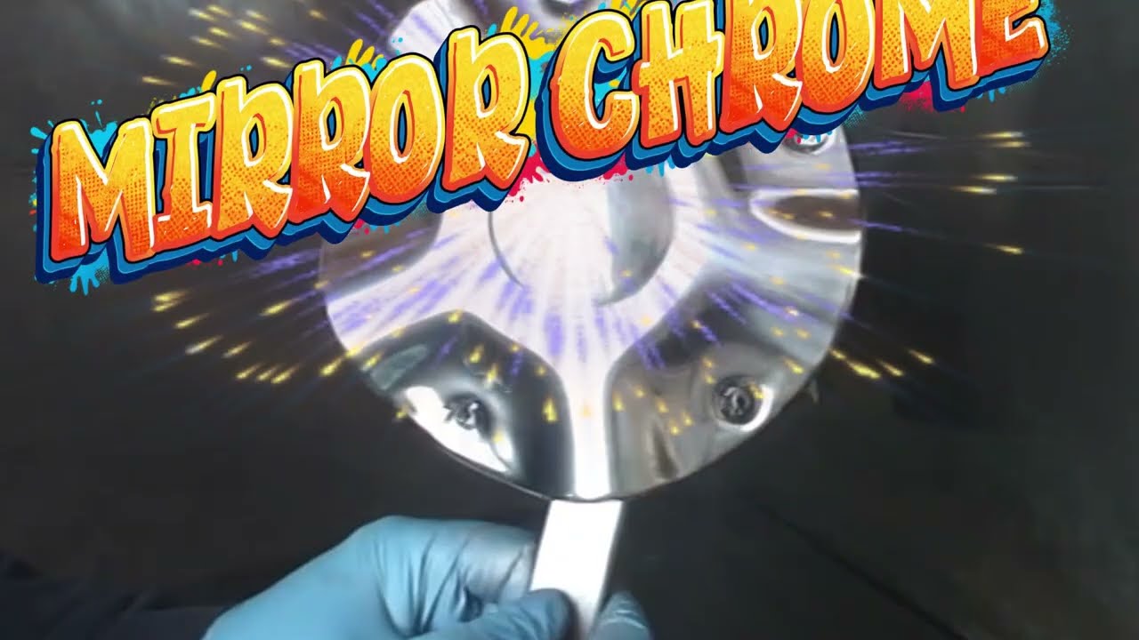 Mirror Chrome paint. Химическая металлизация.