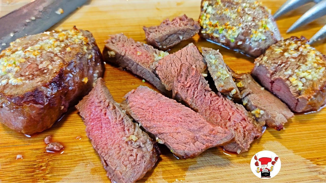 Como Fazer Filé Mignon com Manteiga e Alho na Airfryer