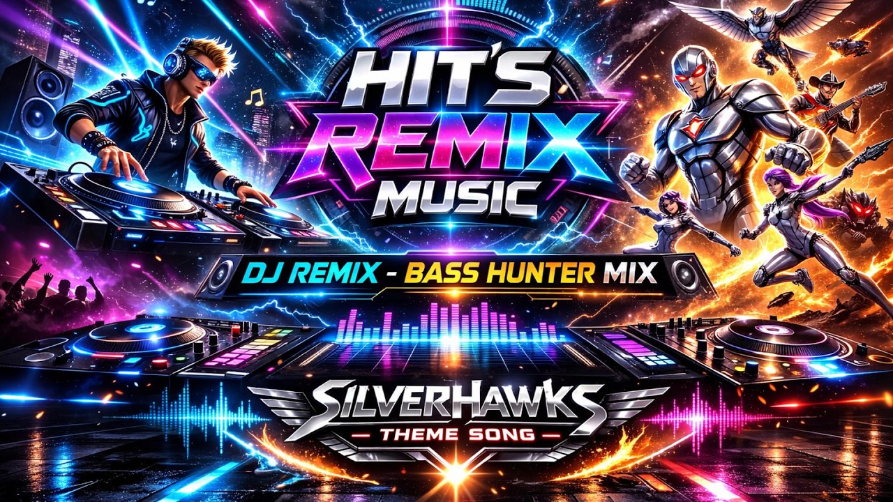 HIT'S REMIX MUSIC🔥SILVERHAWKS THEME SONG🔥DJ REMIX - BASS HUNTER MIX
