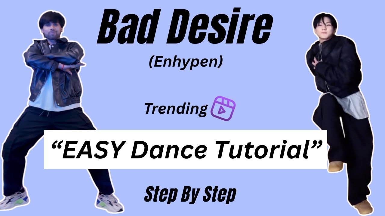 «Bad Desire» Enhypen Mirrored Dance Tutorial Kpop Easy Step By Step
