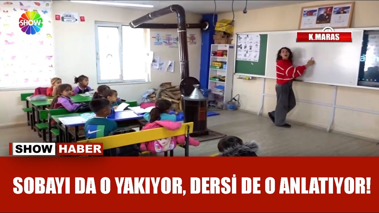 Hem müdür, hem hizmetli, hem öğretmen!