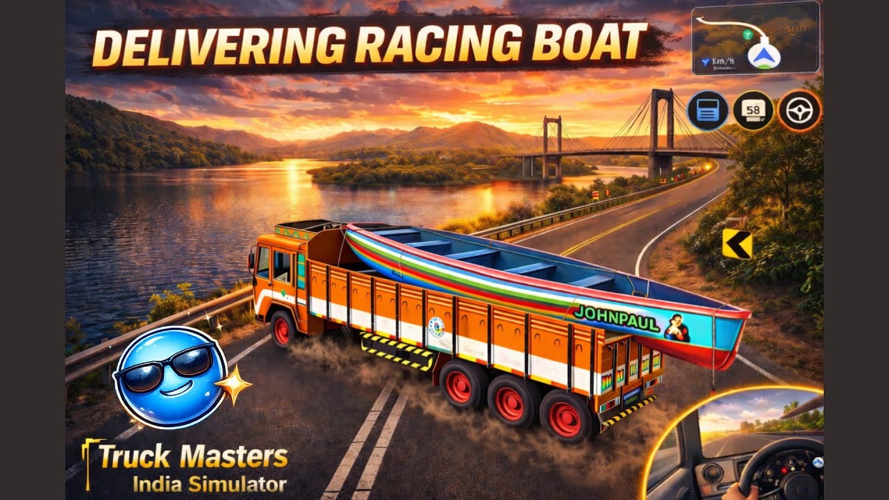 Day 6 | Truck Masters India Simulator | No Commentary / Pure Engine Sound | Samsung Galaxy A9+ 