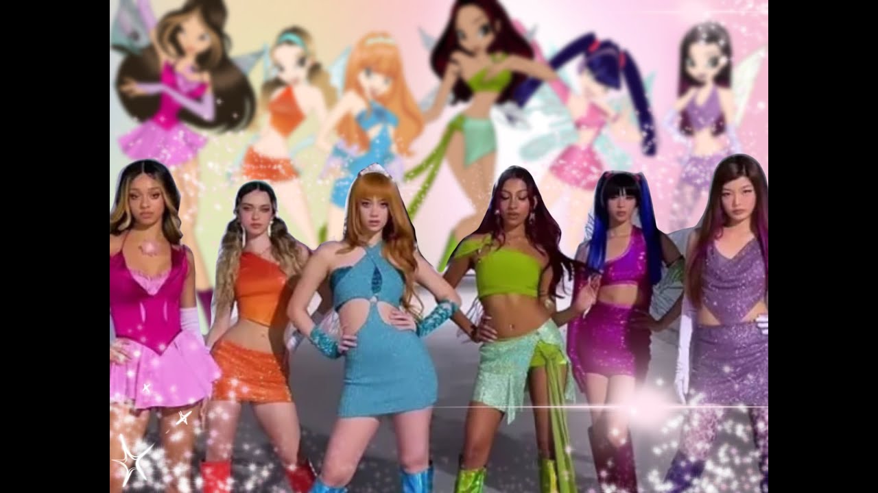 KATSEYE BUT MAKE IT WINX! KATEYE if they were winx fairies! winx redesign!