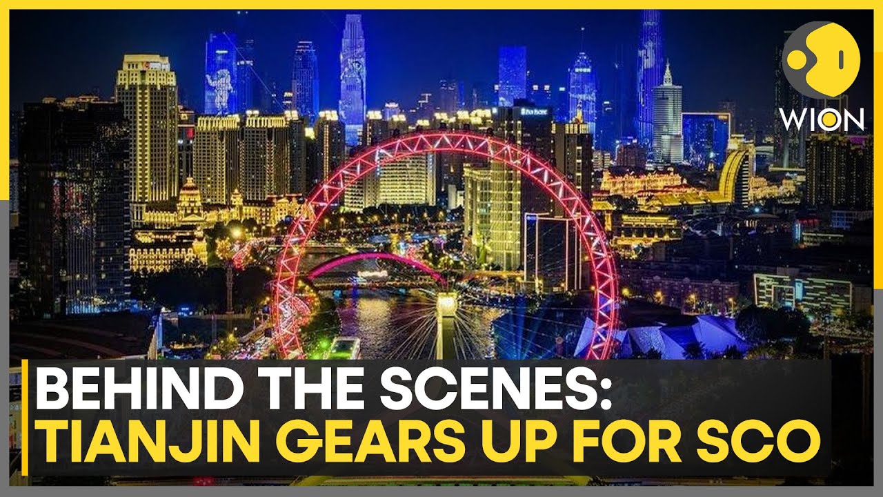 China's Port City Tianjin Illuminates, Revamps & Readies For SCO Summit | WION