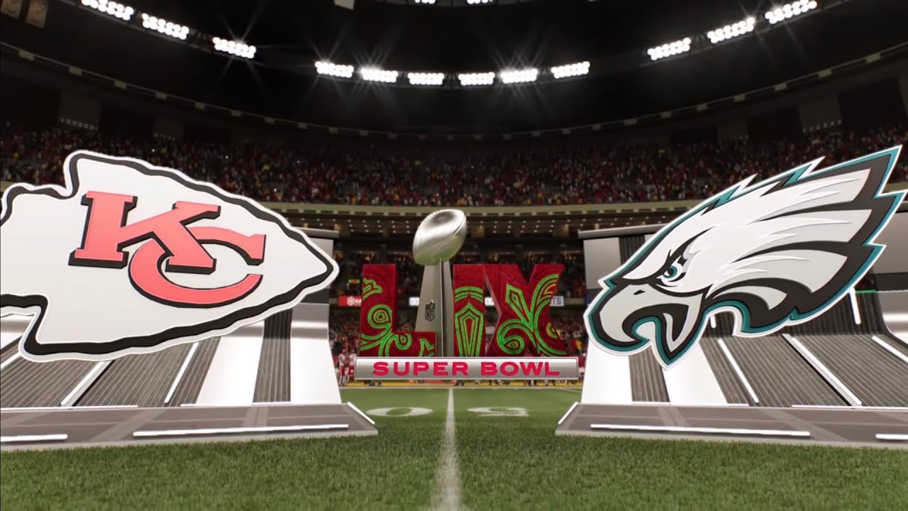 Chiefs vs Eagles Superbowl Simulation (Madden 25 PS5)