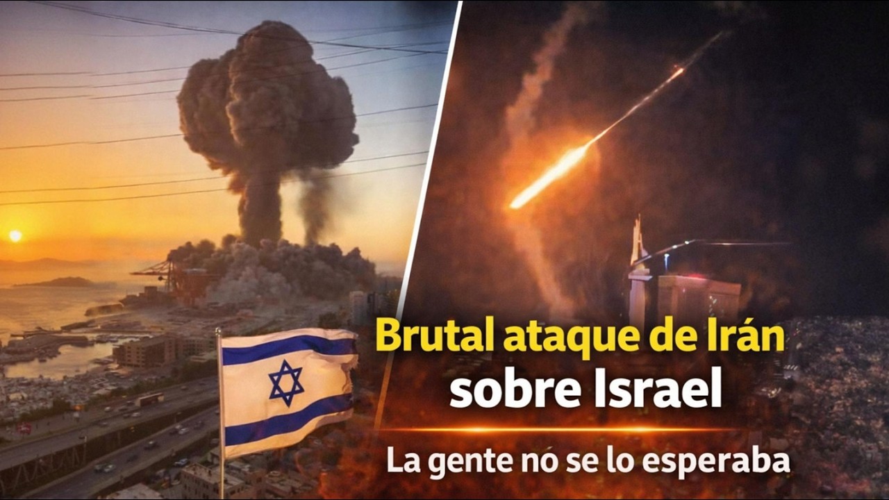 &iexcl;BRUTAL ATAQUE con Misiles de IR&Aacute;N a ISRAEL!